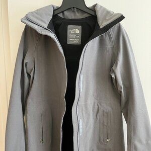 North Face Apex Flex GTX All Weather Proof Full Length Jacket (Gray)